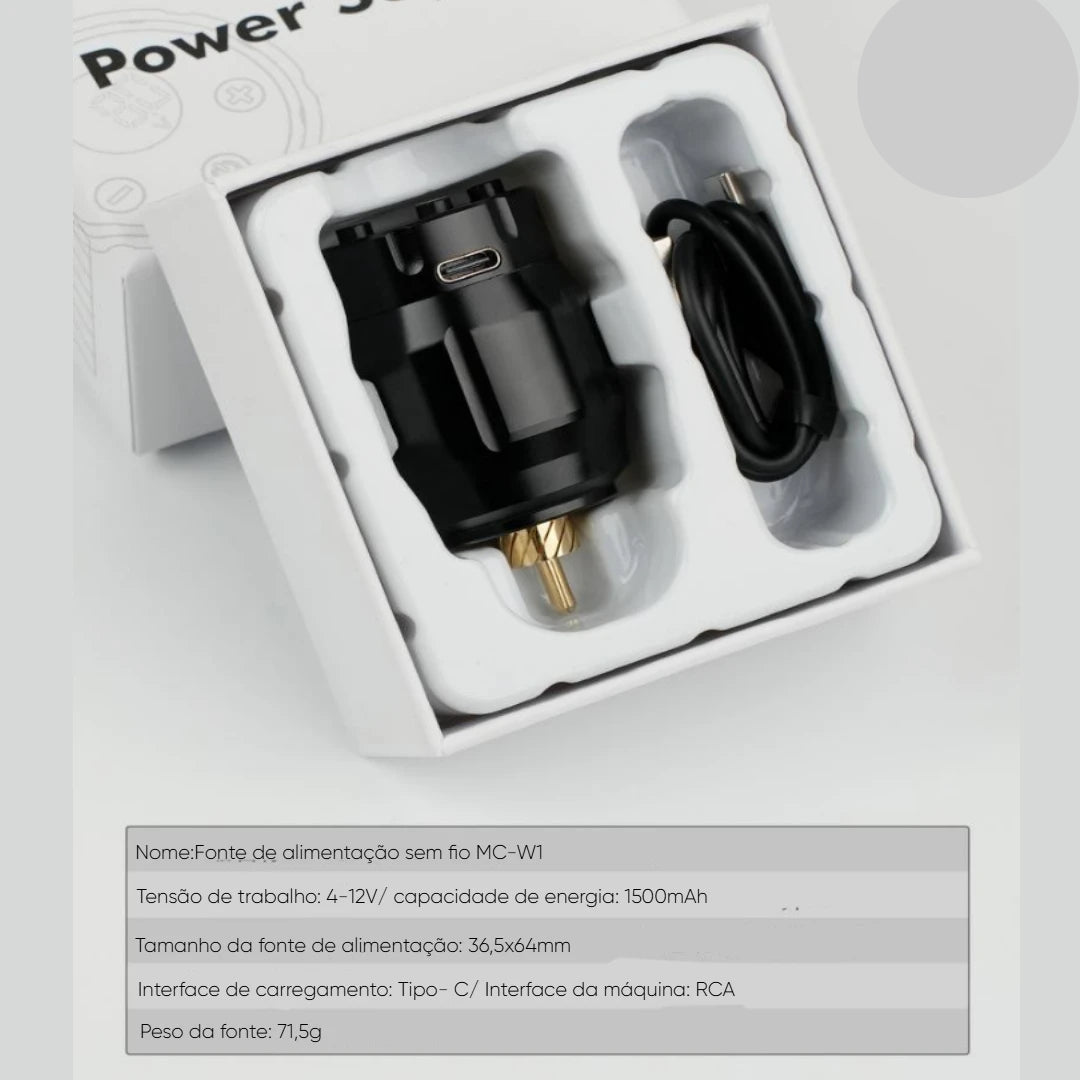 Máquina Pen Rocket com bateria portátil